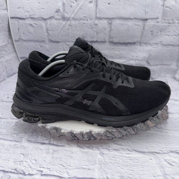 ASICS Mens GT-1000 10 Lace Up Running Shoes 1011B276 Black Size 12 Sneakers - Picture 4 of 13